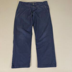 Haggar In Motion‎ Navy Blue Chino Pants Men's 34x29 Stretch Comfort Business